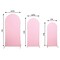 3 Fitted Matte Spandex Round Top Wedding Arch Backdrop STAND COVERS